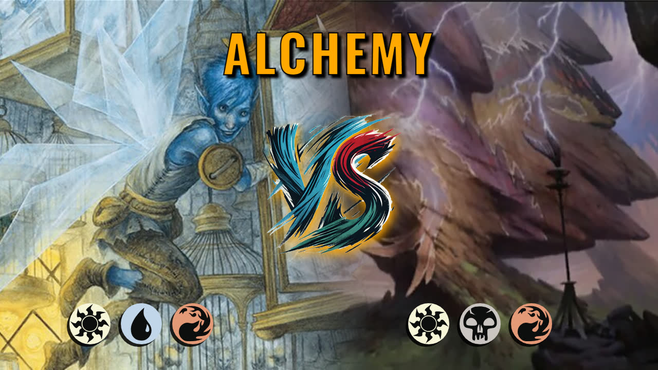 Watch MTG Arena Alchemy Video - Jeskai Midrange by CunicoliGoblin VS Mardu Aggro by Bushon - 1104ba