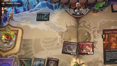 Watch MTG Arena Video Replay - Gruul Aggro by CunicoliGoblin VS Mono Black Control by Wander Tiriaco - Standard Traditional Ranked