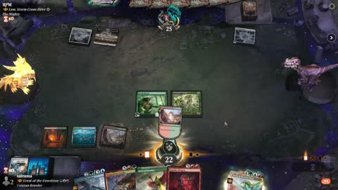 Watch MTG Arena Video Replay - Ureni of the Unwritten by saitama VS Lam, Storm Crane Elder by RPM - Historic Brawl