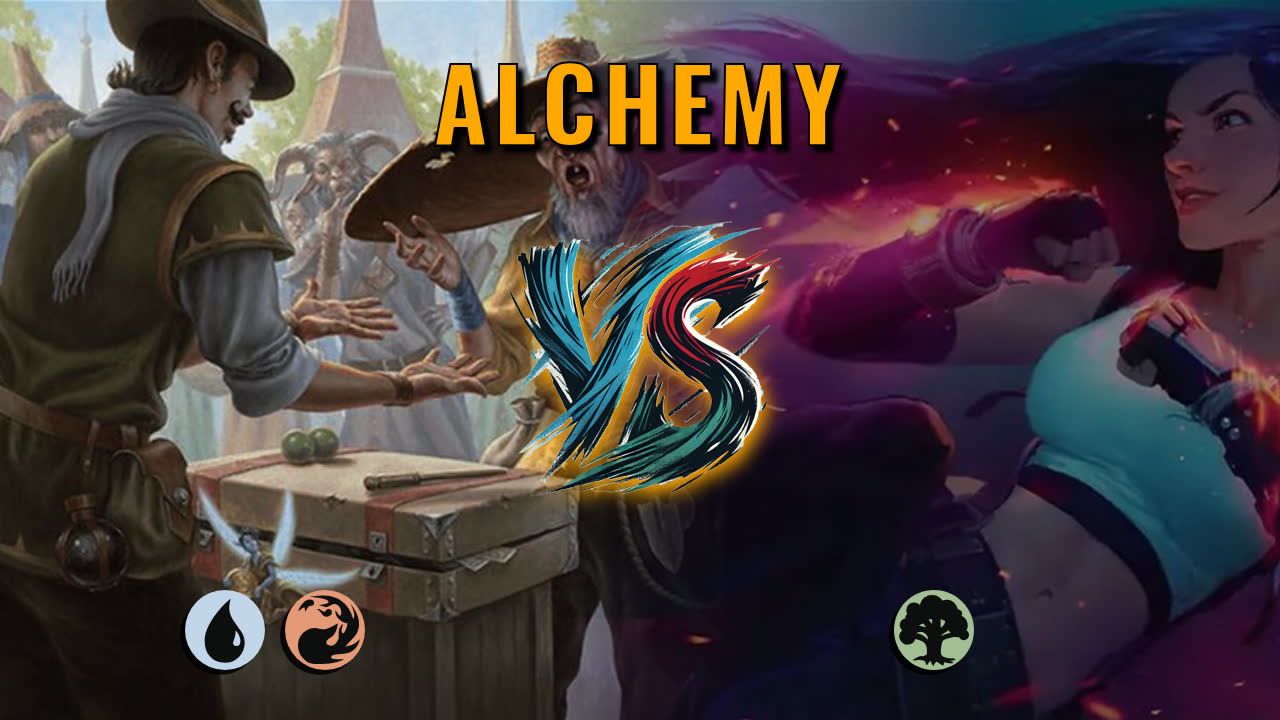 Watch MTG Arena Alchemy Video - Izzet Midrange by CunicoliGoblin VS Mono Green Aggro by Sagan - ecd1e6