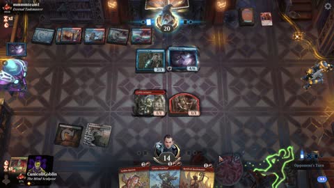 Watch MTG Arena Video Replay - Gruul Aggro by CunicoliGoblin VS Izzet Control by mmmmteam1 - Traditional Historic Ranked
