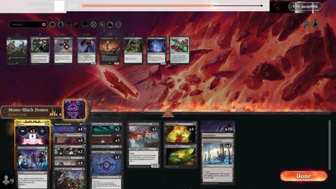 Watch MTG Arena Video Replay - Mono Black Midrange by Numbskull VS Azorius Aggro by RunTheJames - Standard Metagame Challenge