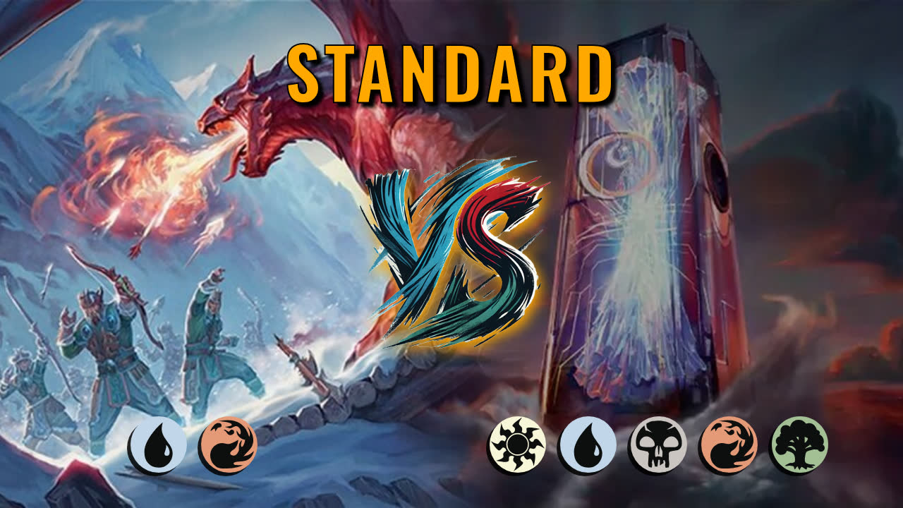 Watch MTG Arena Standard Video - Izzet Midrange by CunicoliGoblin VS 5 Color Aggro by grmm - 57bae4