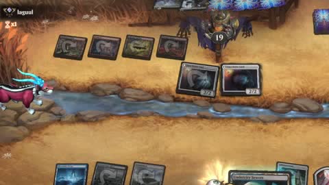 Watch MTG Arena Video Replay - Dimir Midrange by HamHocks42 VS Rakdos Midrange by laguul - Standard Ranked