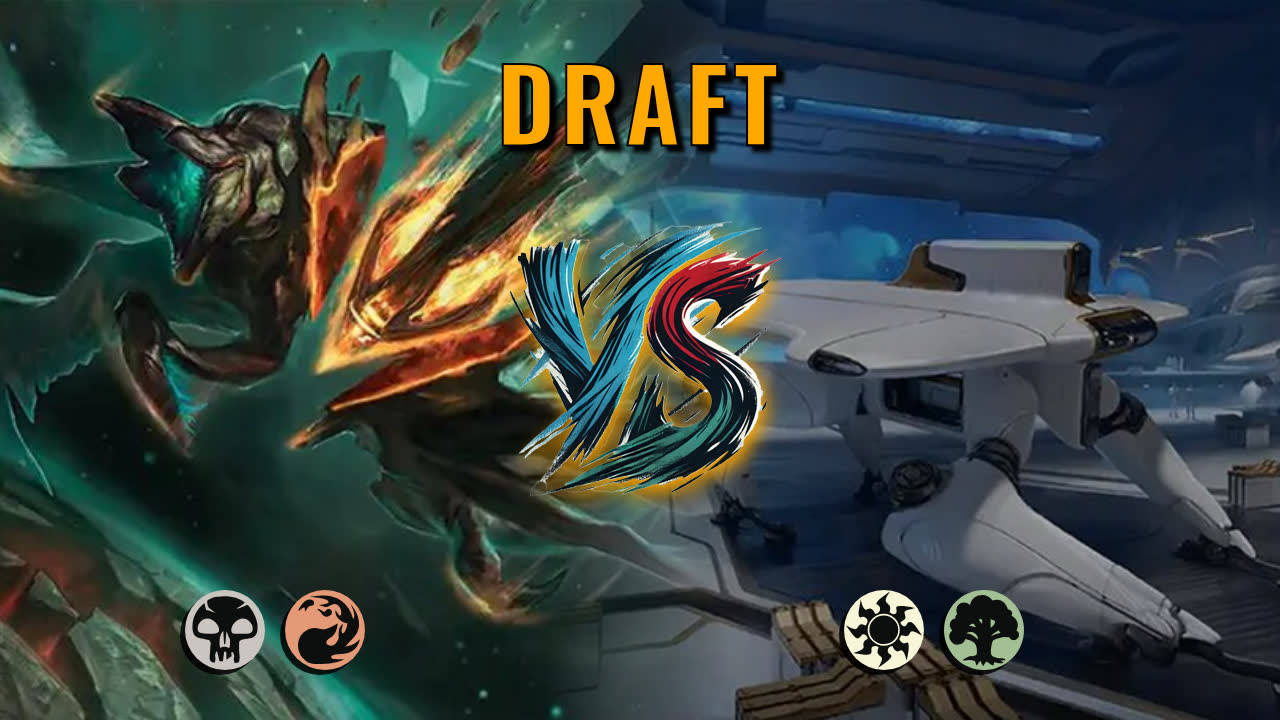 Watch MTG Arena Draft Video - Rakdos Midrange by DamienF16 VS Selesnya Aggro by Donil - e37fc4