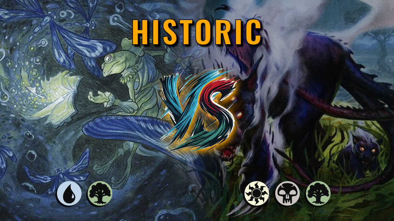 Watch MTG Arena Historic Video - Simic Control by Hawk Atankewo VS Abzan Aggro by MathMan - 752b59