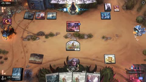 Watch MTG Arena Video Replay - Mono White Midrange by Namakai VS Izzet Midrange by hjhro - Traditional Standard Ranked