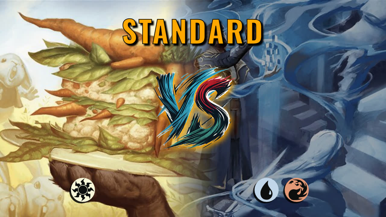 Watch MTG Arena Standard Video - Mono White Midrange by Namakai VS Izzet Midrange by hjhro - 323955