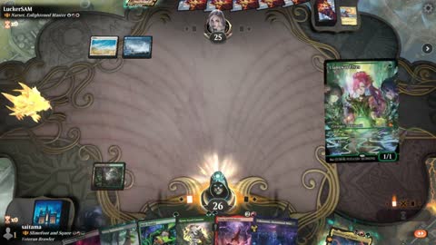 Watch MTG Arena Video Replay - Slimefoot and Squee by saitama VS Narset, Enlightened Master by LuckerSAM - Historic Brawl