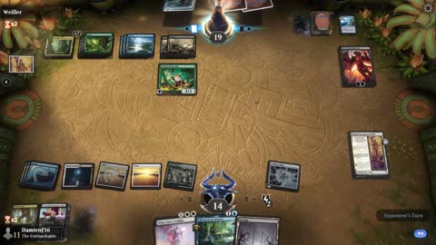 Watch MTG Arena Video Replay - WUBG Midrange by DamienF16 VS Sultai Midrange by Weiller - Chromatic Cube Draft