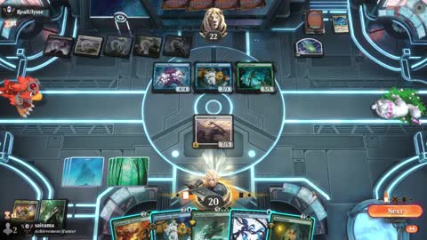 Watch MTG Arena Video Replay - Simic Midrange by saitama VS 5 Color Midrange by RealUlysse - Premier Draft