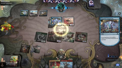 Watch MTG Arena Video Replay - Gruul Aggro by CunicoliGoblin VS Azorius Aggro by Wicked3425 - Traditional Historic Play