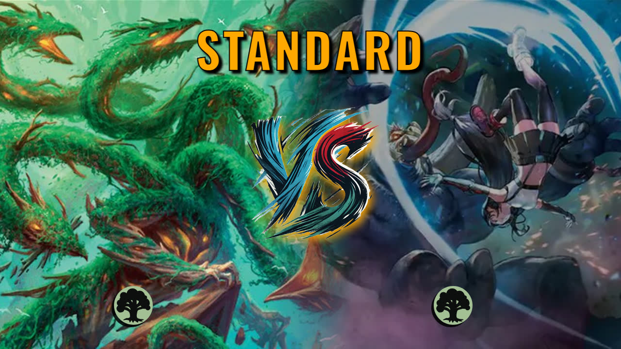 Watch MTG Arena Standard Video - Mono Green Aggro by utku VS Mono Green Aggro by CapNi82 - 202359