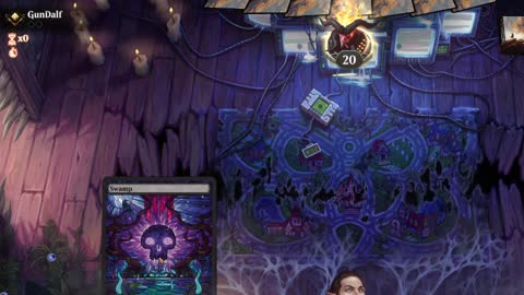 Watch MTG Arena Video Replay - Mono Black Midrange by Numbskull VS Mono Red Midrange by GunDalf - Standard Traditional Ranked