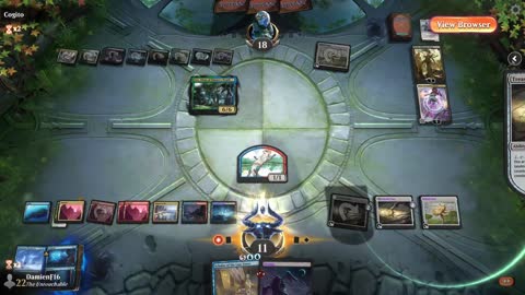 Watch MTG Arena Video Replay - Grixis Midrange by DamienF16 VS WUBG Midrange by Cogito - Chromatic Cube Draft