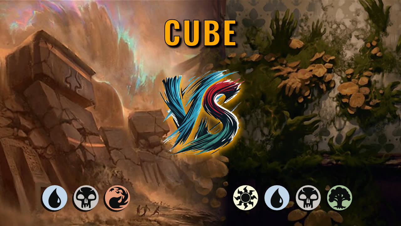 Watch MTG Arena Cube Video - Grixis Midrange by DamienF16 VS WUBG Midrange by Cogito - 99402f