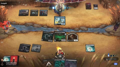Watch MTG Arena Video Replay - Mono Black Midrange by CunicoliGoblin VS Dimir Aggro by Frangoh - Standard Play
