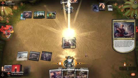 Watch MTG Arena Video Replay - Orzhov Midrange by CunicoliGoblin VS Simic Midrange by leandisi - Traditional Historic Ranked