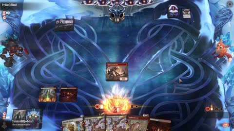 Watch MTG Arena Video Replay - Rakdos Aggro by CunicoliGoblin VS Mono Black Control by PrBatblind - Traditional Historic Play