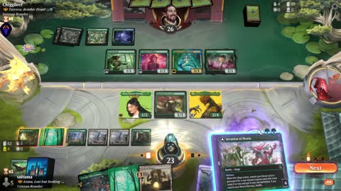 Watch MTG Arena Video Replay - Azusa, Lost but Seeking by saitama VS Tatyova, Benthic Druid by ChiggBeef - Historic Brawl
