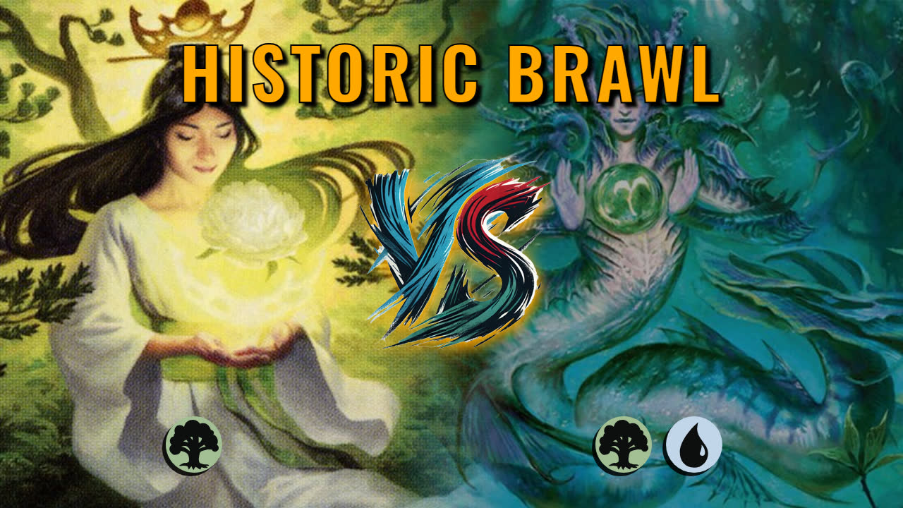 Watch MTG Arena Historic Brawl Video - Azusa, Lost but Seeking by saitama VS Tatyova, Benthic Druid by ChiggBeef - 203453