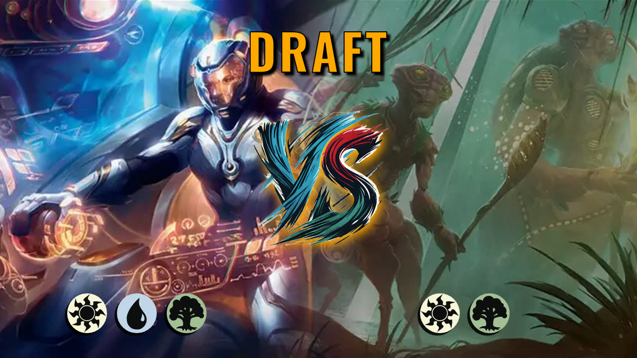 Watch MTG Arena Draft Video - Bant Midrange by DamienF16 VS Selesnya Midrange by Yoshihiro - d683cd