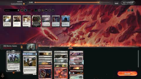 Watch MTG Arena Video Replay - Boros Aggro by CunicoliGoblin VS Izzet Midrange by netn10 - Traditional Historic Ranked