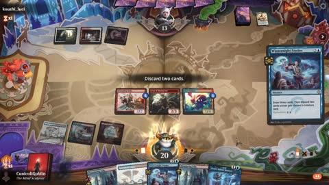 Watch MTG Arena Video Replay - Izzet Midrange by CunicoliGoblin VS Mardu Midrange by koushi_luci - Standard Play