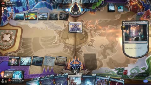 Watch MTG Arena Video Replay - Azorius Midrange by DamienF16 VS Azorius Midrange by Leshrac - Traditional Standard Ranked