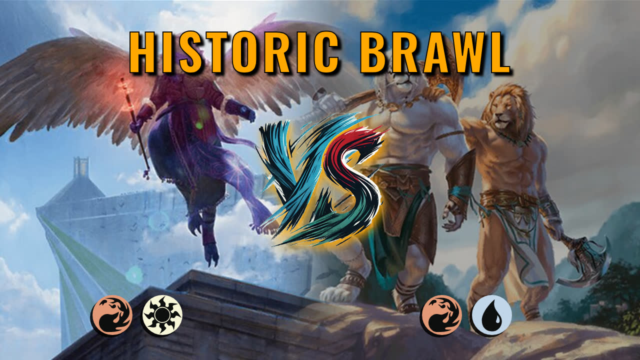 Watch MTG Arena Historic Brawl Video - Ajani, Nacatl Pariah by saitama VS Balmor, Battlemage Captain by Daemon - 5a6ea0