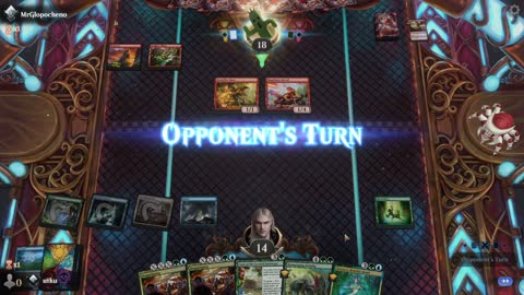 Watch MTG Arena Video Replay - Simic Midrange by utku VS Mono Red Aggro by MrGlopocheno - Standard Ranked