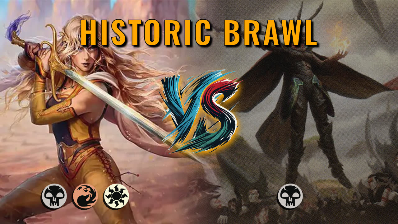 Watch MTG Arena Historic Brawl Video - Celes, Rune Knight by translove228 VS Drana, Liberator of Malakir by cupofsnow - d63d47