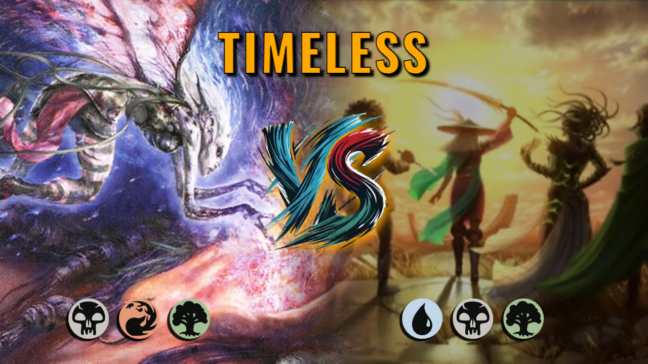 Watch MTG Arena Timeless Video - Jund Midrange by saitama VS Sultai Control by Bodak - a6f082