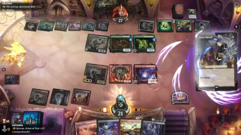 Watch MTG Arena Video Replay - Rowan, Scion of War by saitama VS The Gitrog, Ravenous Ride by Ahzoor - Historic Brawl
