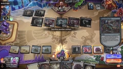 Watch MTG Arena Video Replay - Azorius Midrange by CunicoliGoblin VS Orzhov Aggro by HANATARO - Standard Event