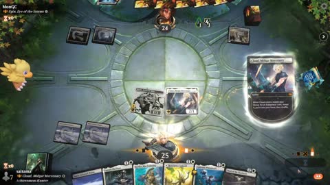 Watch MTG Arena Video Replay - Cloud, Midgar Mercenary by saitama VS Ugin, Eye of the Storms by MonGC - Historic Brawl