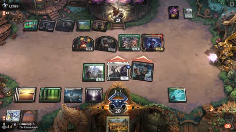 Watch MTG Arena Video Replay - Selesnya Midrange by DamienF16 VS UBRG Midrange by LCN88 - Premier Draft