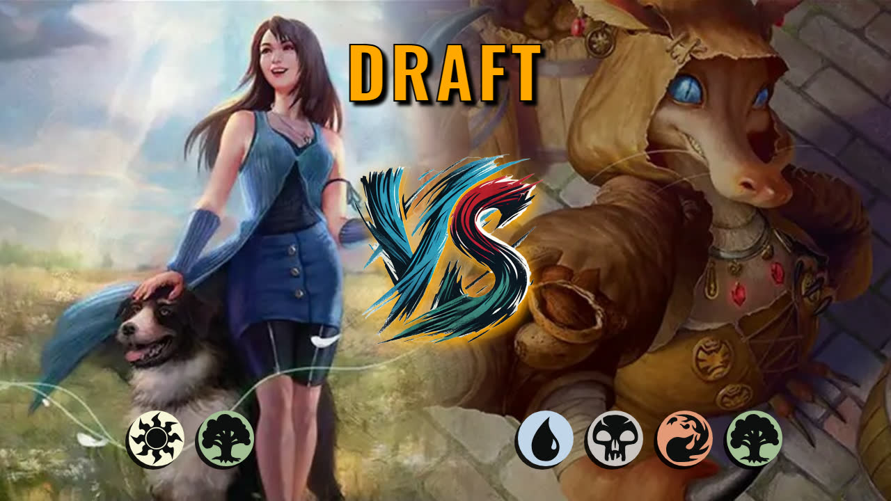 Watch MTG Arena Draft Video - Selesnya Midrange by DamienF16 VS UBRG Midrange by LCN88 - c8c4b6