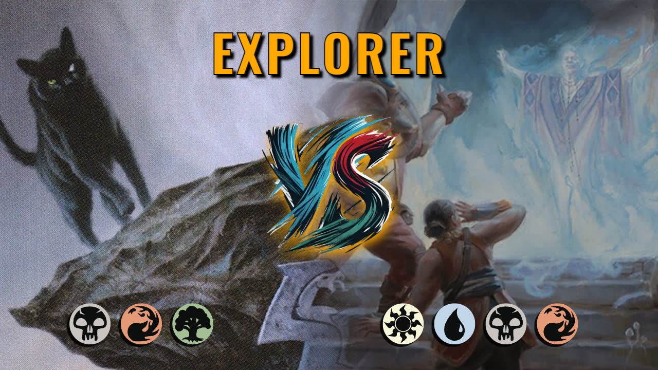 Watch MTG Arena Pioneer Video - Jund Midrange by saitama VS 4 Color Midrange by TekkieTek - 74ee74