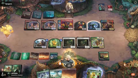 Watch MTG Arena Video Replay - Naya Midrange by saitama VS Izzet Aggro by Krupers - Premier Draft