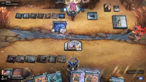 Watch MTG Arena Video Replay - Jeskai Control by DamienF16 VS Esper Midrange by elielu - Traditional Standard Ranked