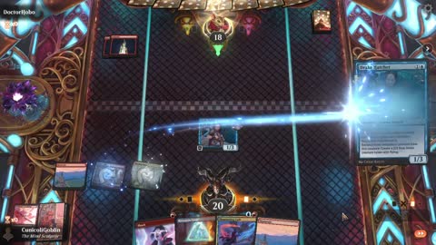 Watch MTG Arena Video Replay - Izzet Midrange by CunicoliGoblin VS Boros Midrange by DoctorHobo - Alchemy Play