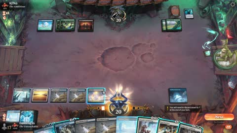 Watch MTG Arena Video Replay - Azorius Midrange by DamienF16 VS Sultai Control by KEN@ - Traditional Standard Ranked