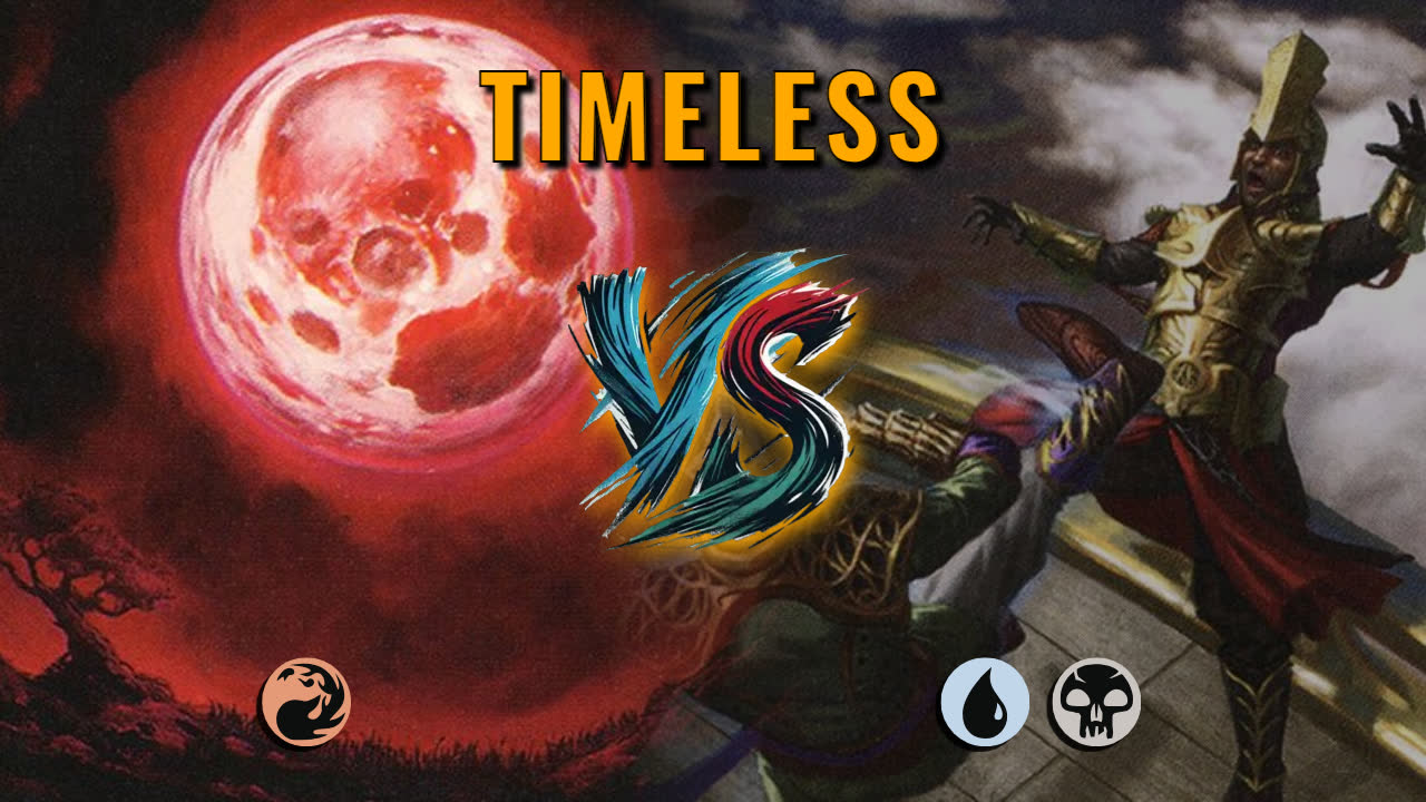 Watch MTG Arena Timeless Video - Mono Red Midrange by CunicoliGoblin VS Dimir Midrange by 190 - 67572a