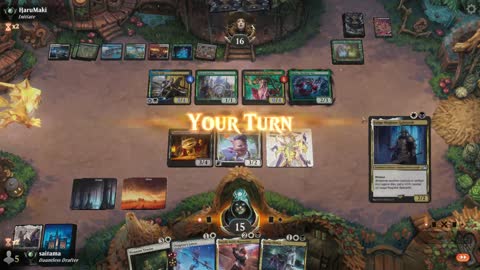 Watch MTG Arena Video Replay - Orzhov Midrange by saitama VS 5 Color Midrange by HaruMaki - Premier Draft