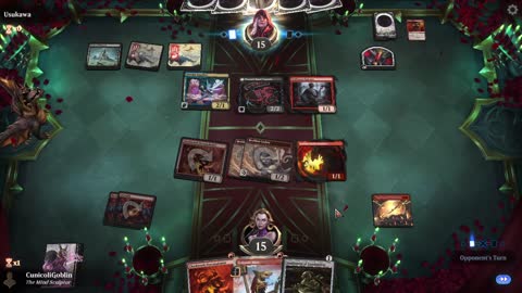 Watch MTG Arena Video Replay - Mono Red Aggro by CunicoliGoblin VS Rakdos Aggro by Usukawa - MWM Historic Pauper