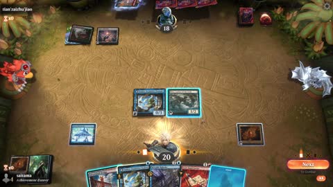 Watch MTG Arena Video Replay - Izzet Midrange by saitama VS Gruul Midrange by tian'zaizhu'jiao - Historic Play