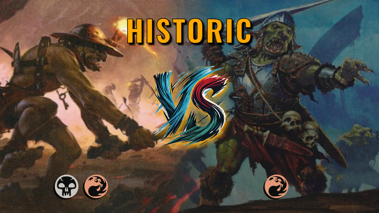 Watch MTG Arena Historic Video - Rakdos Aggro by CunicoliGoblin VS Mono Red Aggro by wisky cavalier  - d99681
