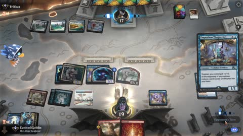 Watch MTG Arena Video Replay - Izzet Control by CunicoliGoblin VS Azorius Aggro by Trikkza - Alchemy Ranked