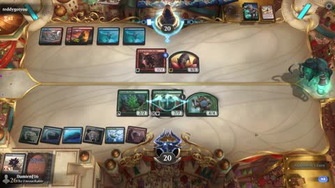 Watch MTG Arena Video Replay - Bant Midrange by DamienF16 VS Izzet Control by teddygotyou - Chromatic Cube Draft
